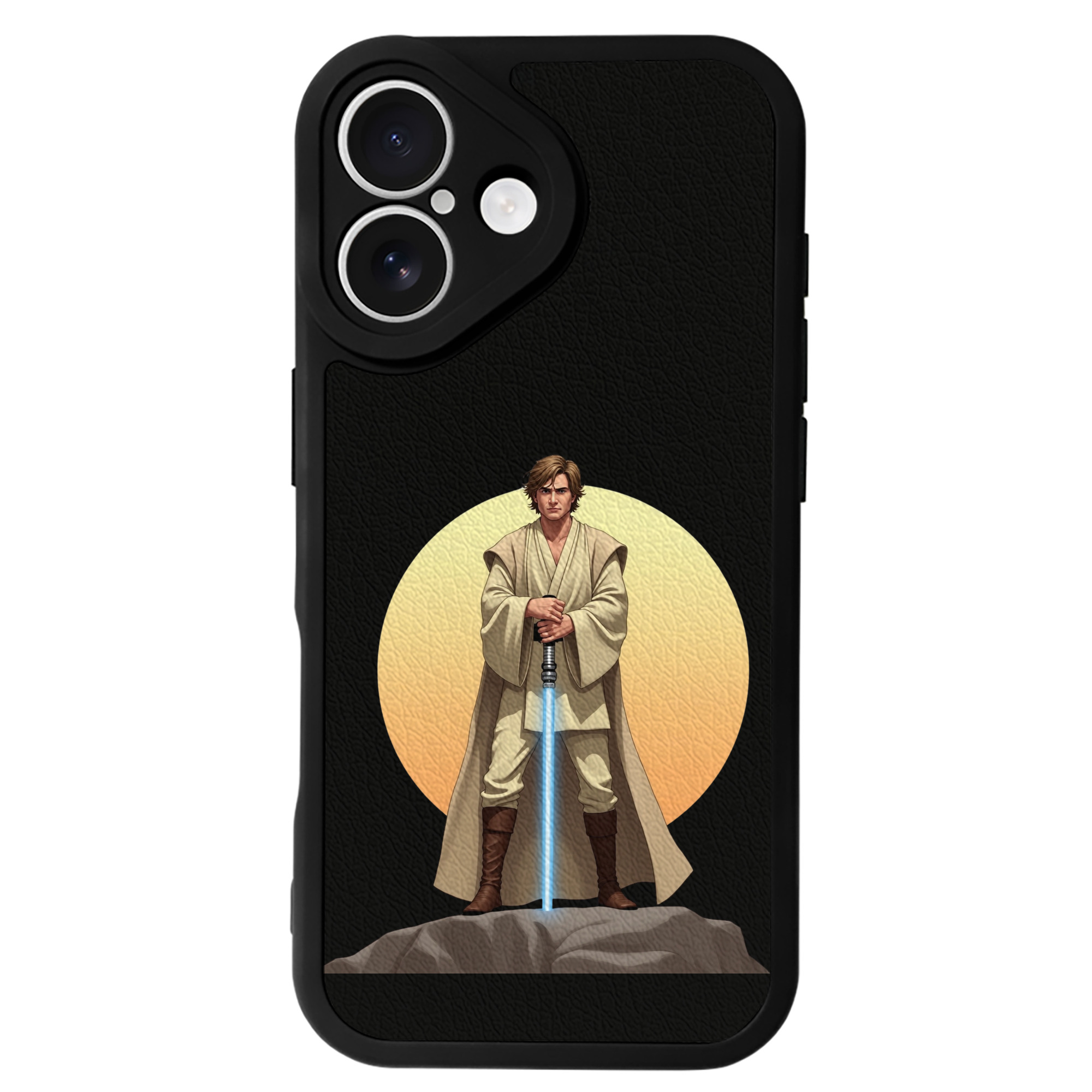 （画像用） スター・ウォーズ Star Wars 【iPhone 16シリーズ対応】シリコンスマホケース（レザー調） 材質：シリコン